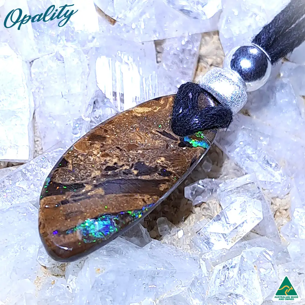 Wood Replacement Opal & 925 Drilled Pendant 7ct - Image 7