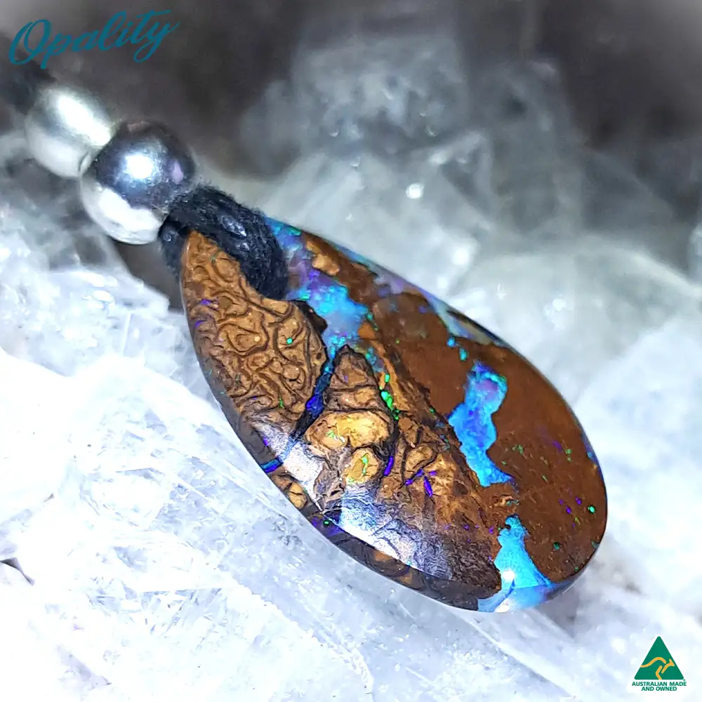 Wood Replacement Opal & 925 Drilled Pendant 8.5ct - Image 5