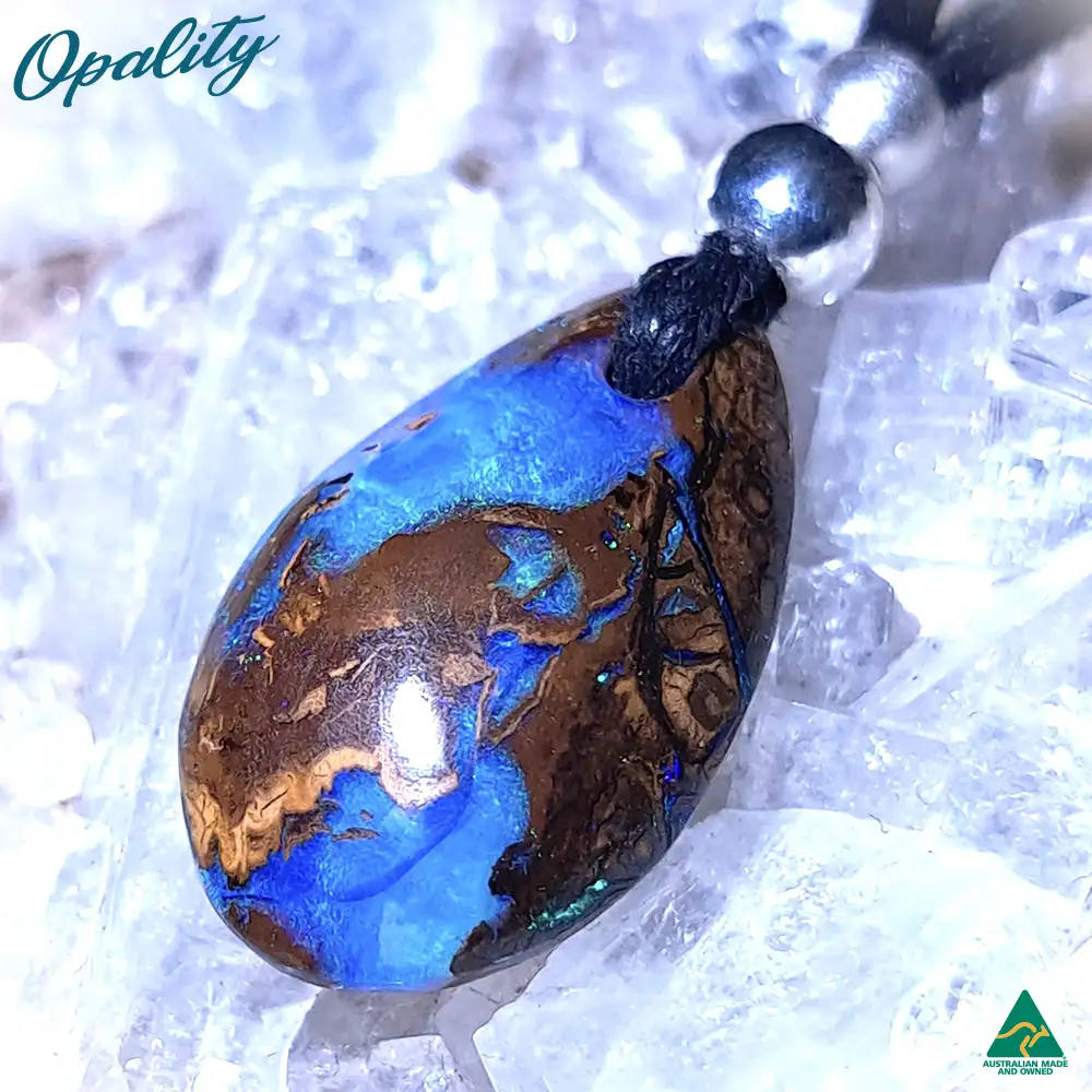 Wood Replacement Opal & 925 Drilled Pendant 8.5ct - Image 2