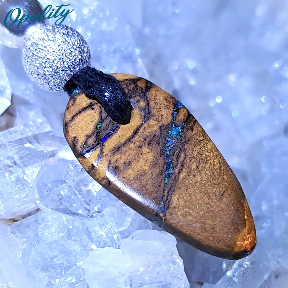 Wood Replacement Opal & 925 Drilled Pendant 7ct - Image 6