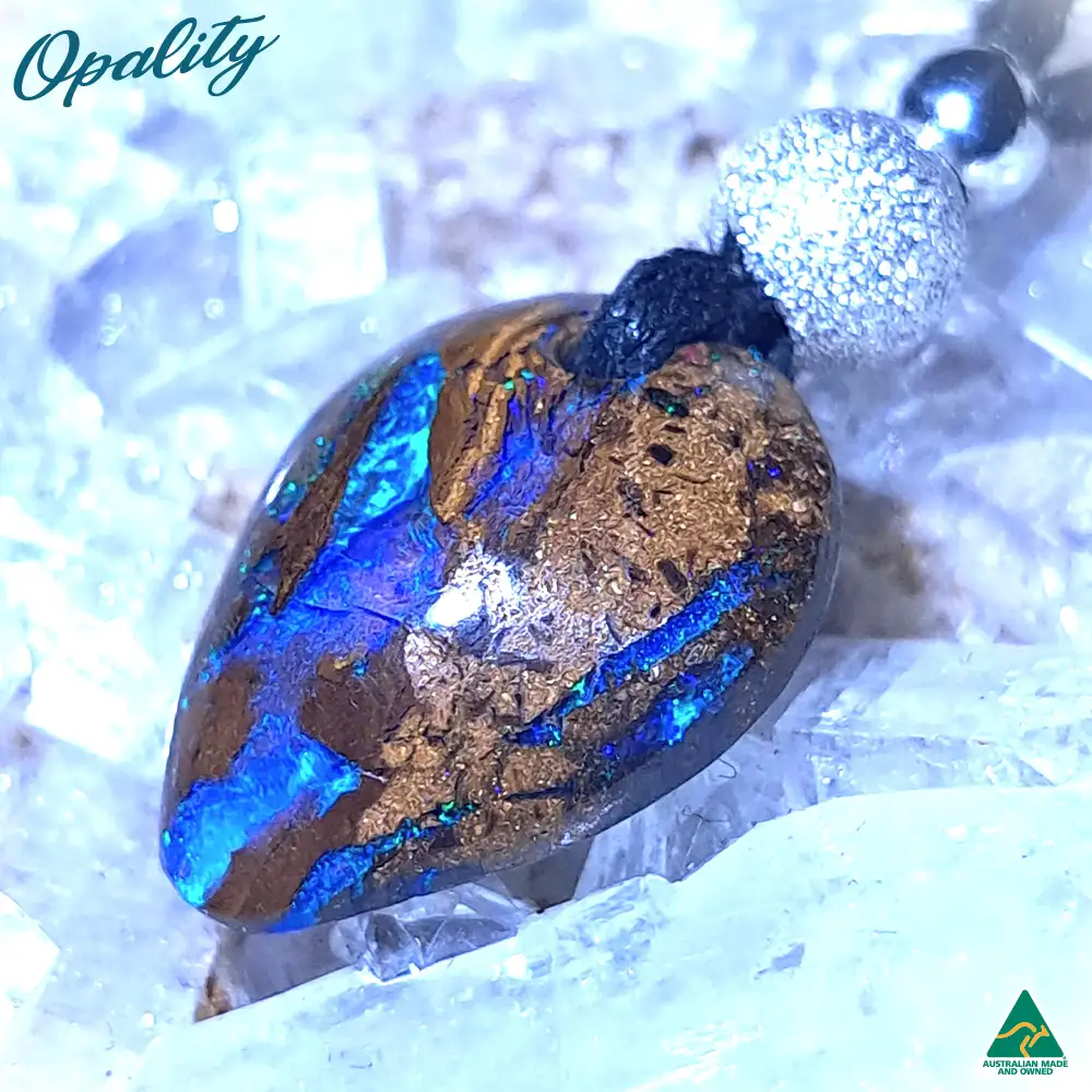 Wood Replacement Opal & 925 Drilled Pendant 7.8ct - Image 2