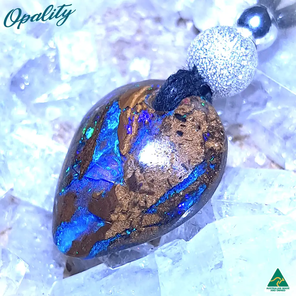 Wood Replacement Opal & 925 Drilled Pendant 7.8ct - Image 3
