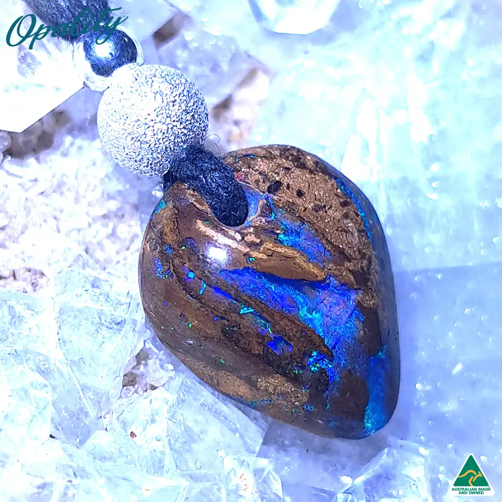 Wood Replacement Opal & 925 Drilled Pendant 7.8ct - Image 4