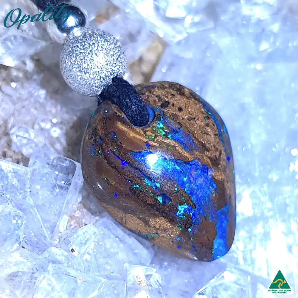Wood Replacement Opal & 925 Drilled Pendant 7.8ct - Image 5