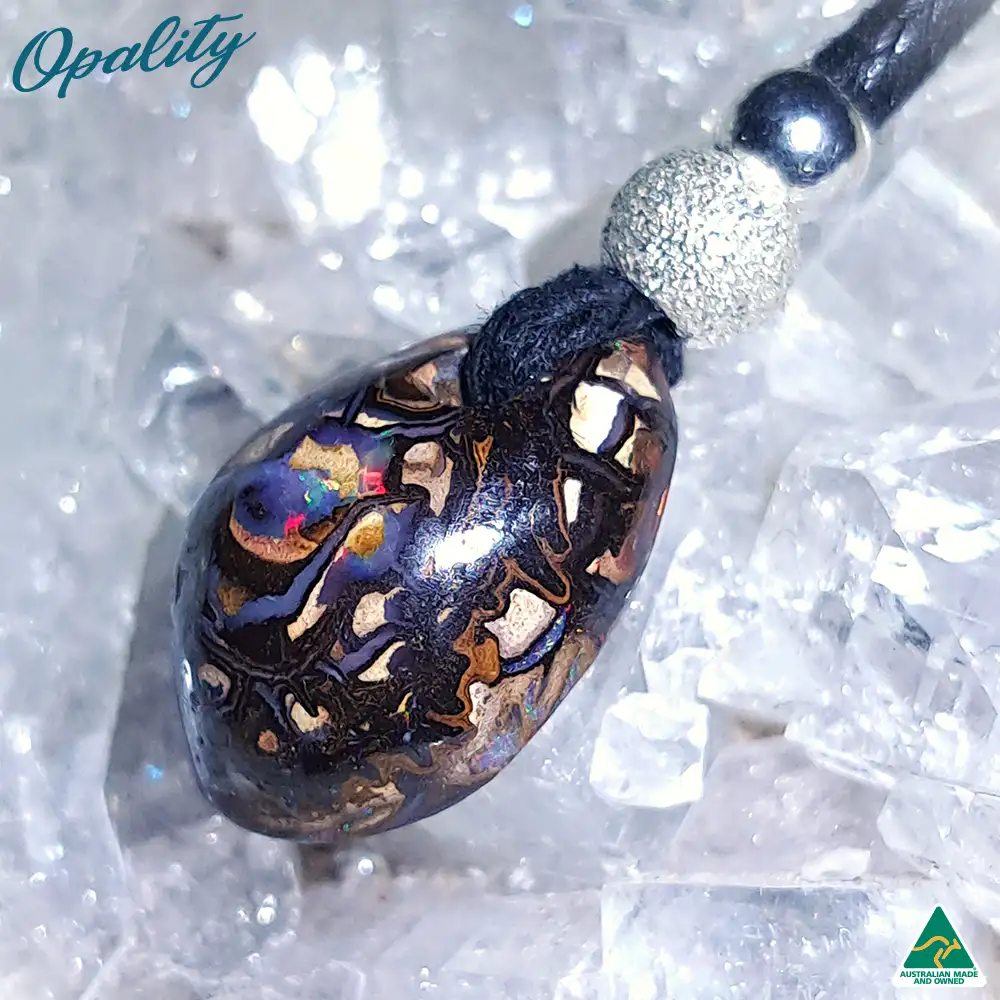 Yowah Nut Opal Drilled Pendant 8.8ct - Image 3