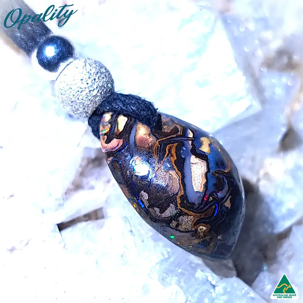 Yowah Nut Opal Drilled Pendant 8.8ct - Image 4