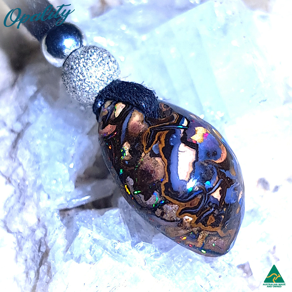 Yowah Nut Opal Drilled Pendant 8.8ct - Image 5