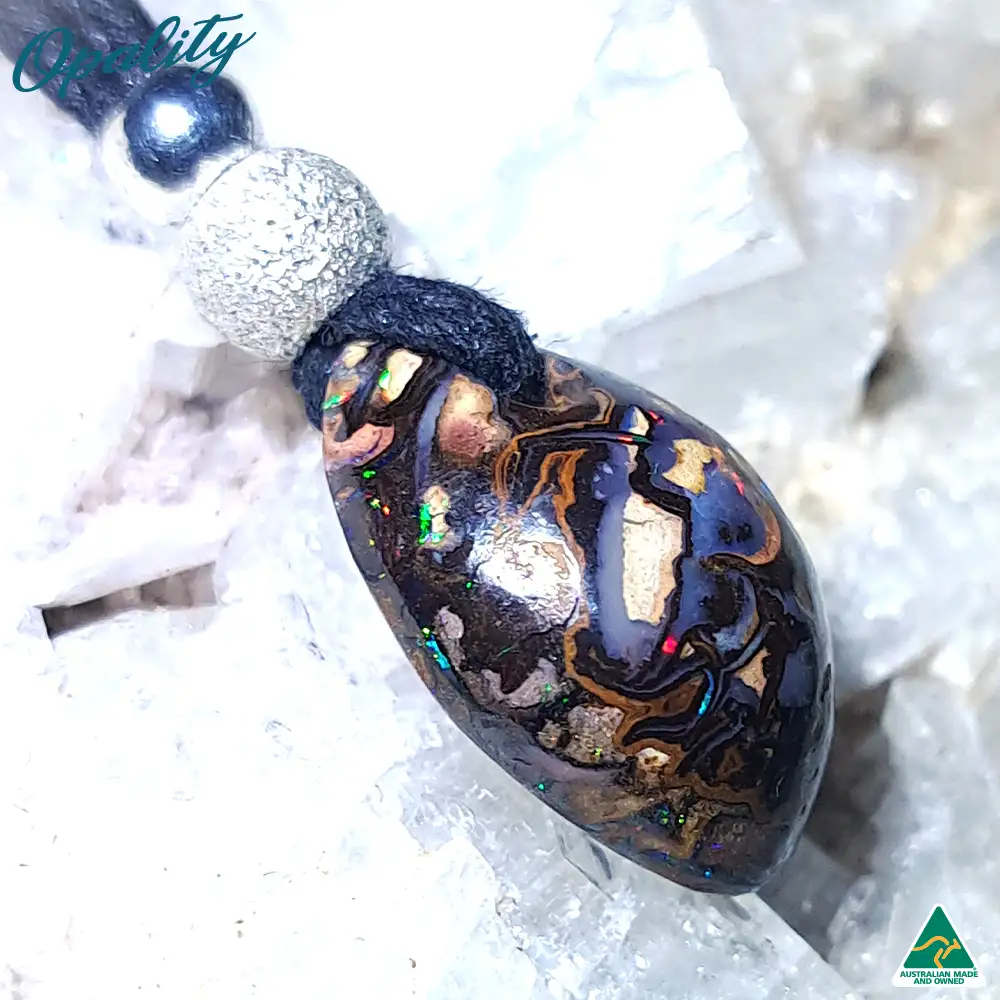 Yowah Nut Opal Drilled Pendant 8.8ct - Image 6