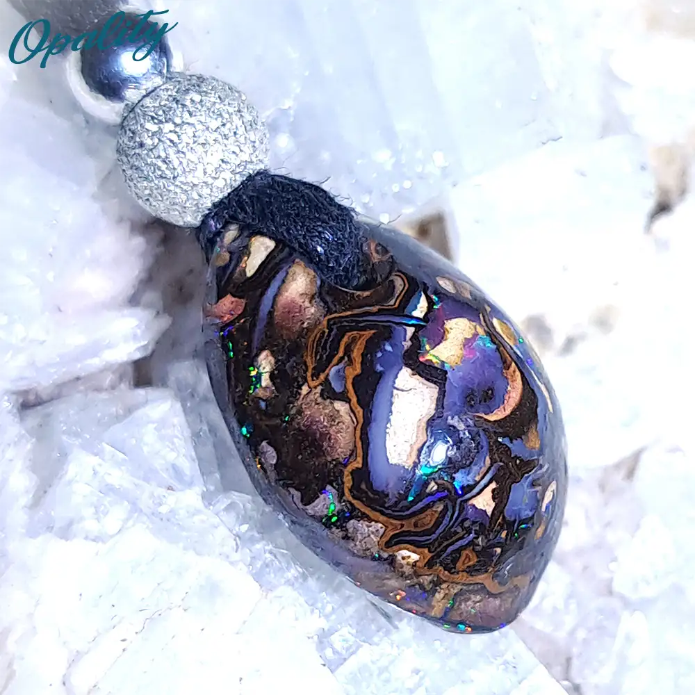 Yowah Nut Opal Drilled Pendant 8.8ct - Image 7