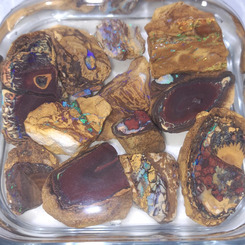 SPECIAL ORDER - NOT FOR SALE - Qld Boulder Opal parcel Queensland 350g